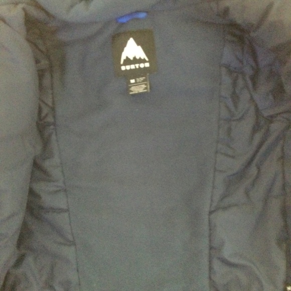 Navy blue girls Burton winter jacket - Picture 3 of 5